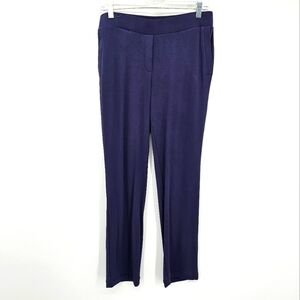 J Jill Pure Jill Eco-Terri Pullon navy Pants women's size petite small